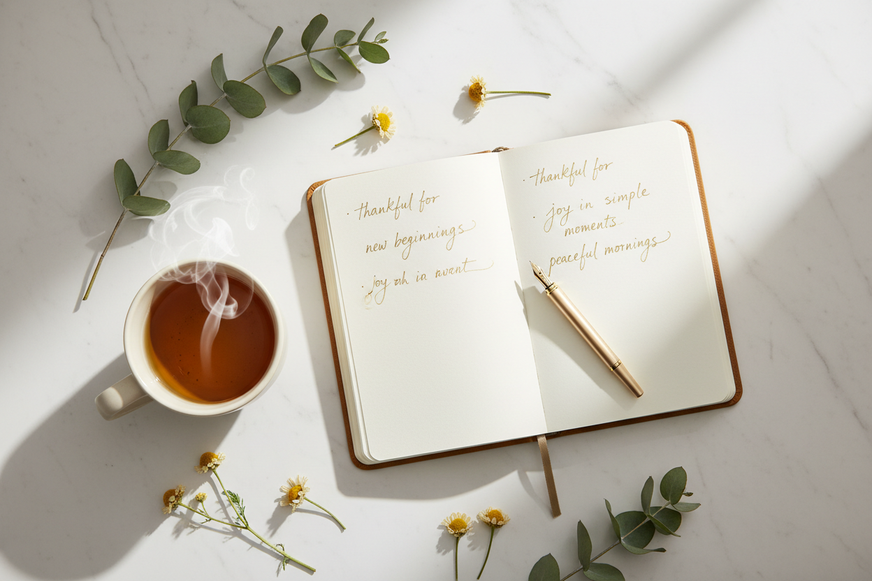 Optimizing Mental Wellbeing with Daily Gratitude Journaling
