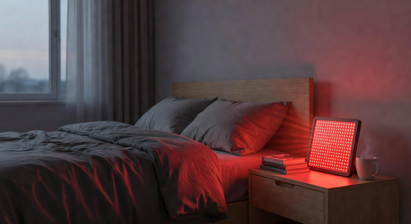 Sleep Optimization Tips Using Red Light Therapy at Home
