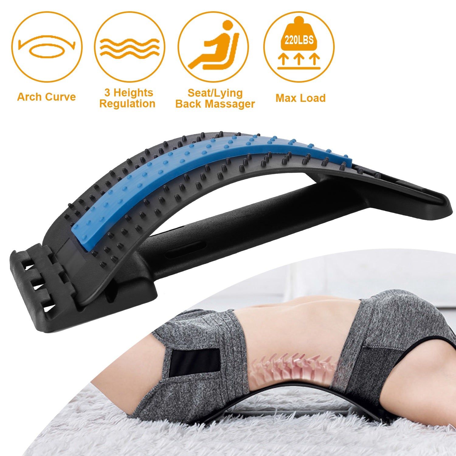Relieve Back Pain Naturally with This Easy Spine Stretcher