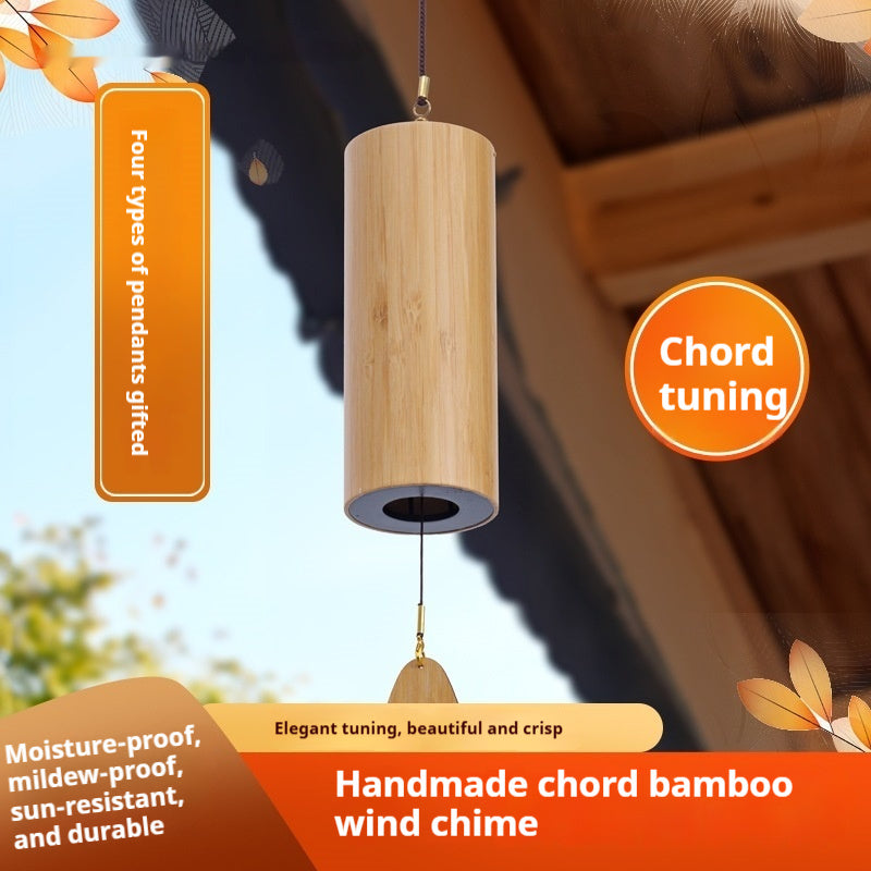 Create Calm Outdoor Moments with This Soothing Bamboo Wind Chime