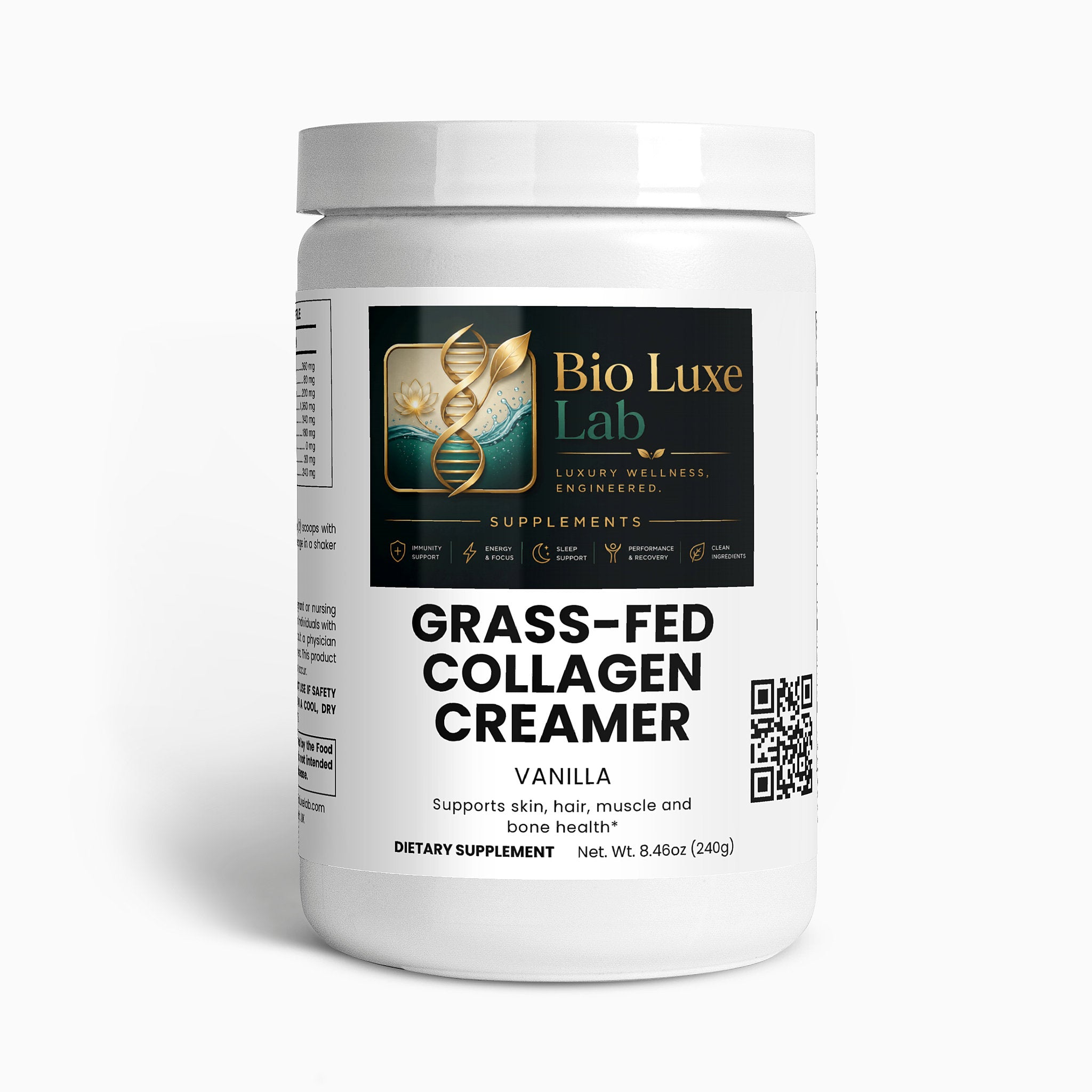 Grass-Fed Collagen Creamer (Vanilla)