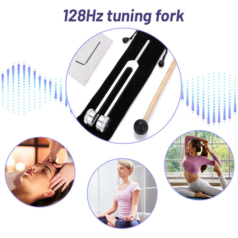 Relax Deeper Naturally with This 128Hz Healing Tuning Fork Set
