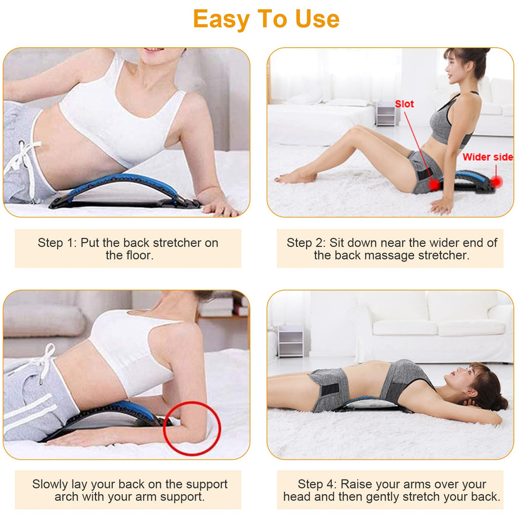 Relieve Back Pain Naturally with This Easy Spine Stretcher