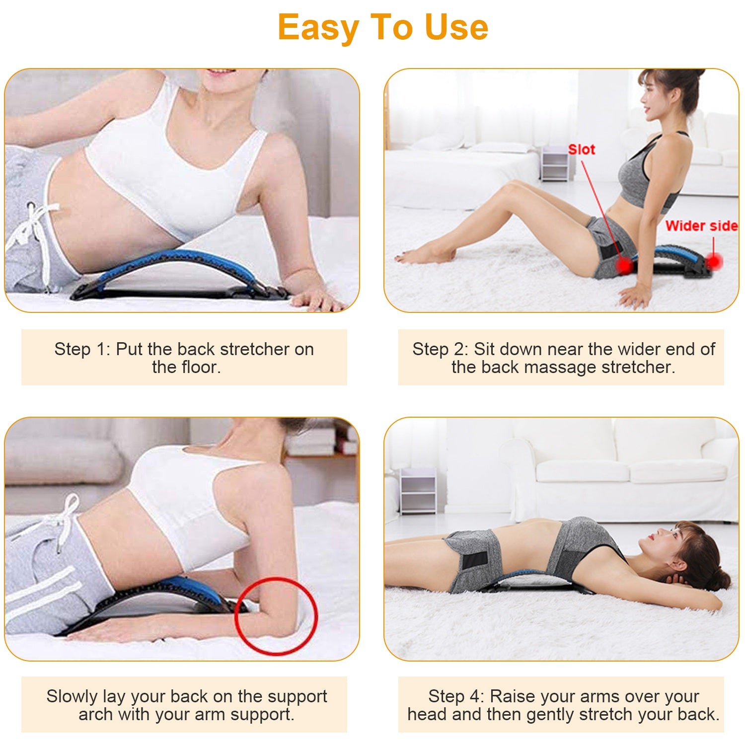 Relieve Back Pain Naturally with This Easy Spine Stretcher