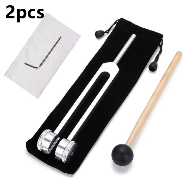 Relax Deeper Naturally with This 128Hz Healing Tuning Fork Set