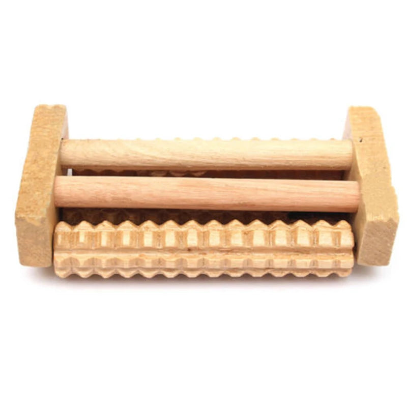 Compact Wooden Foot Roller