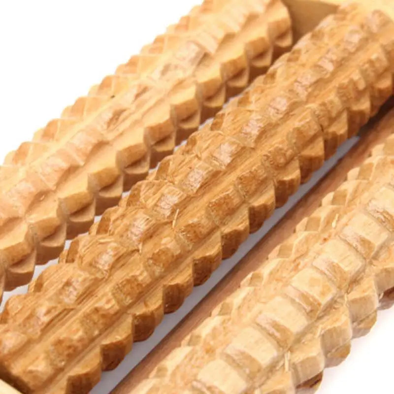 Compact Wooden Foot Roller