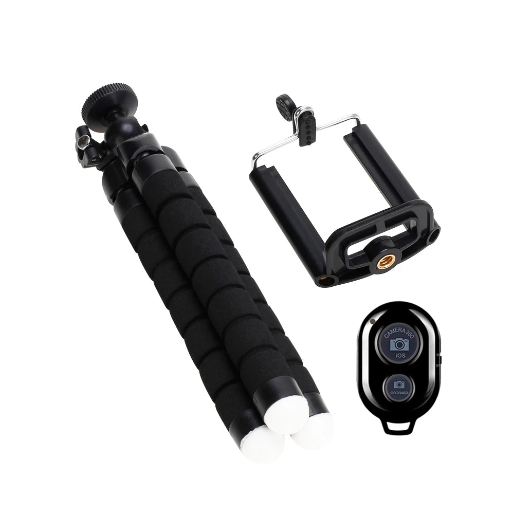 Flexible Phone Tripod with Universal Mount
