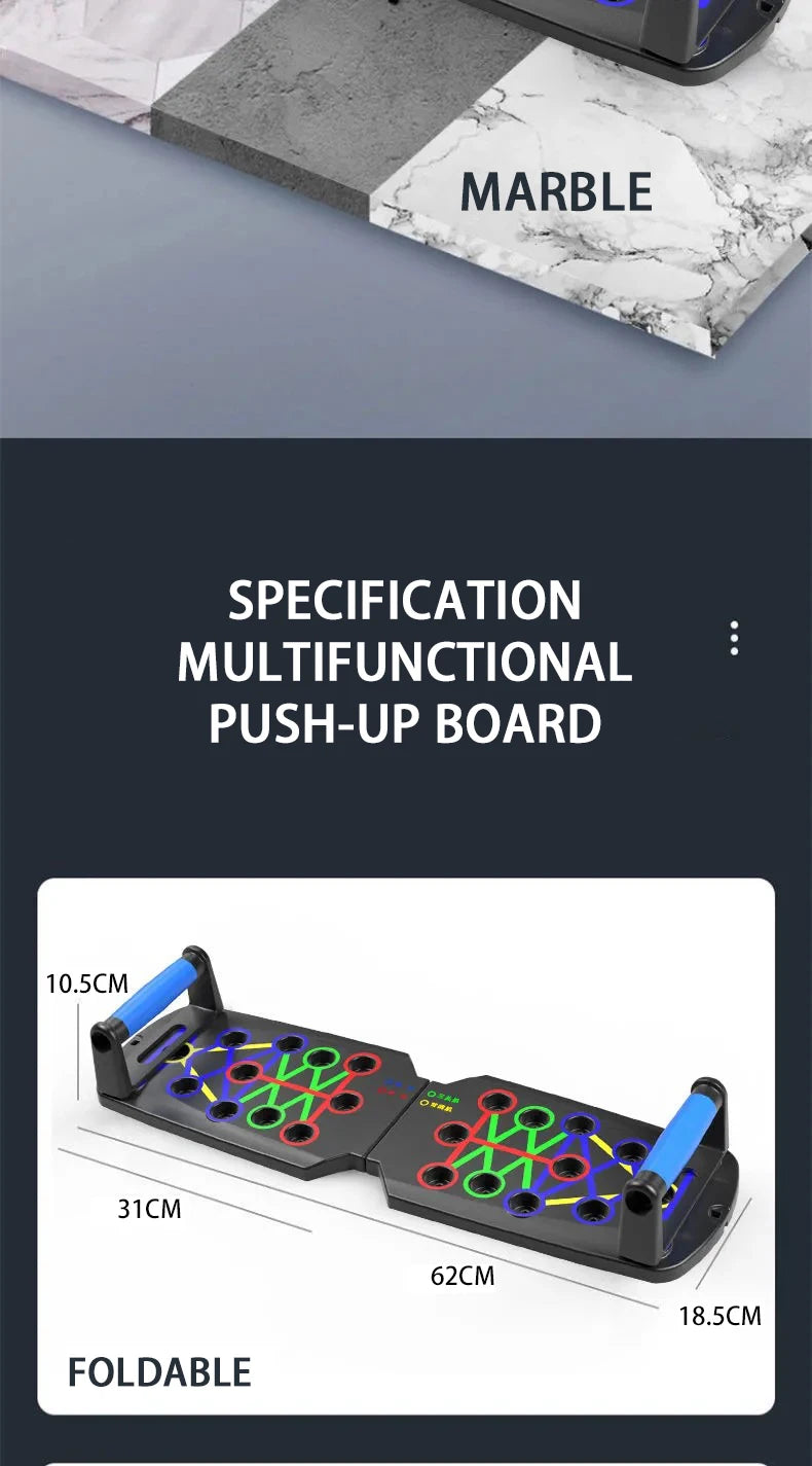 Precision Push-Up Board System – Multi-Angle Strength Training