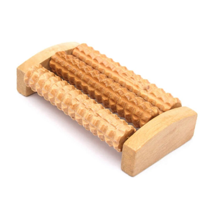 Compact Wooden Foot Roller