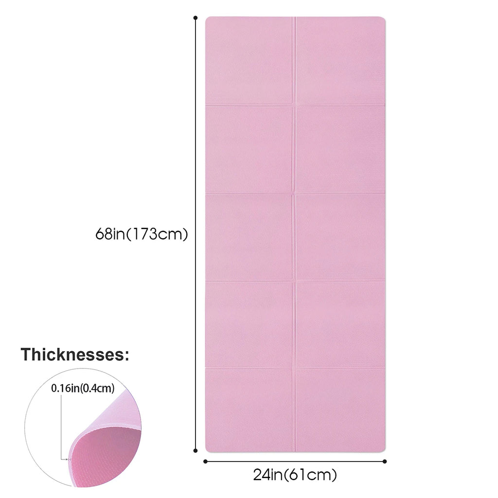 Essential 4mm Anti-Slip Yoga & Pilates Mat
