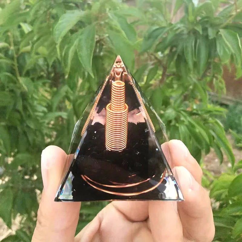 Crystal Pyramid for Meditation & Mindful Décor
