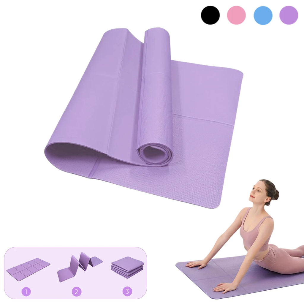 Foldable EVA Travel Yoga Mat