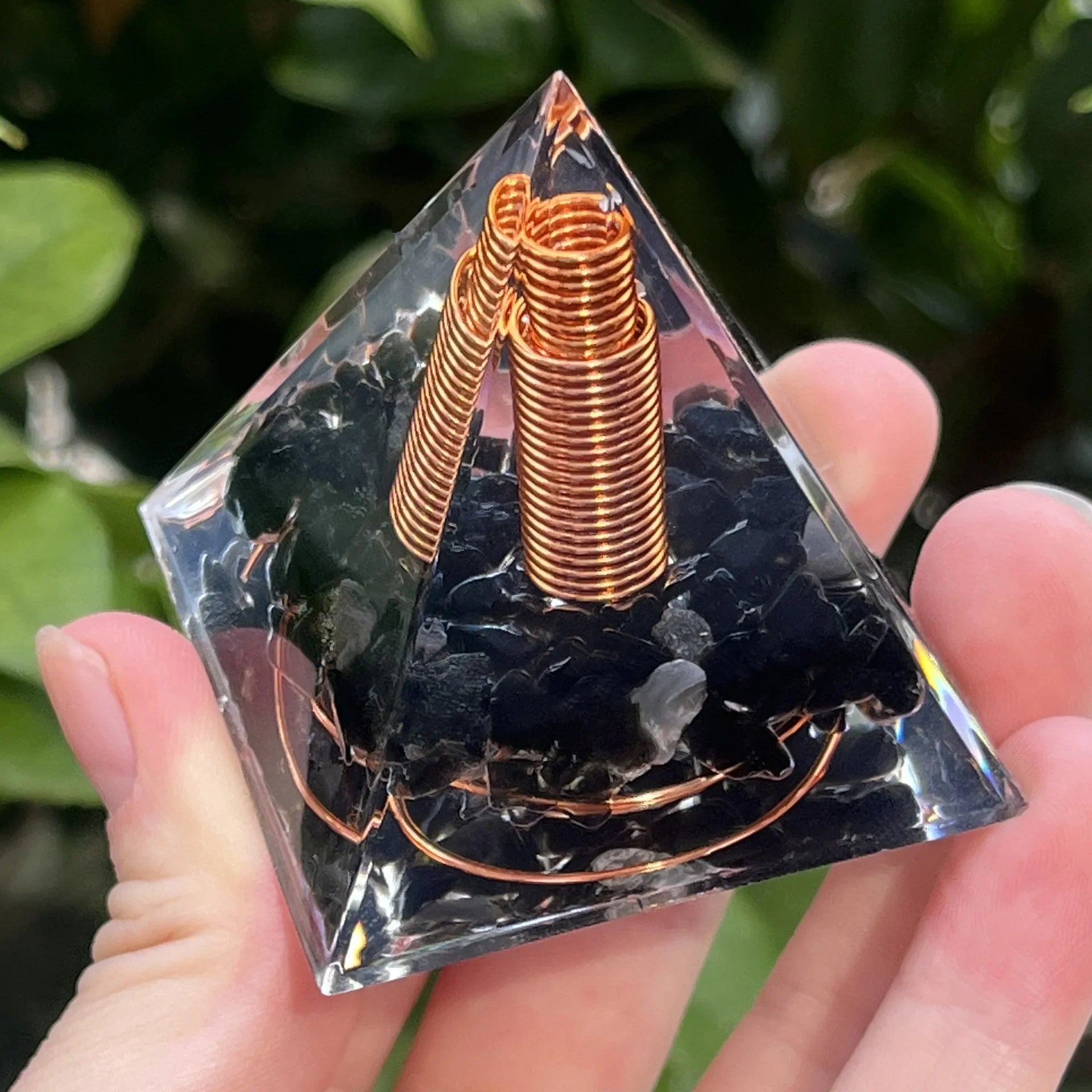 Crystal Pyramid for Meditation & Mindful Décor