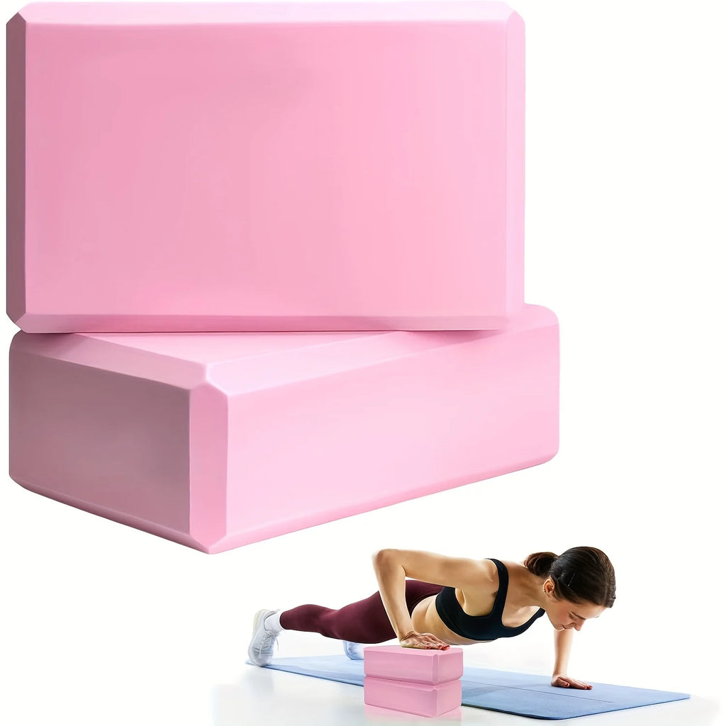 High-Density Foam Yoga Blocks – Set of Two