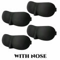 3D Contoured Light-Blocking Sleep Mask