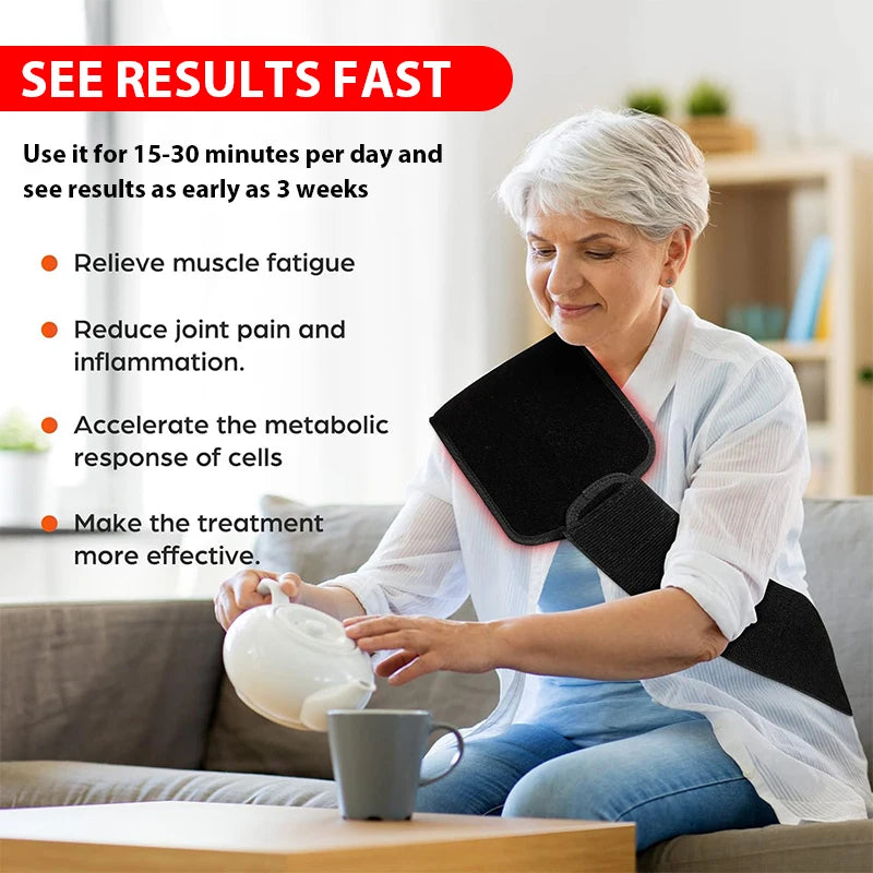 Dual-Wavelength Red & Near-Infrared Light Therapy Wrap