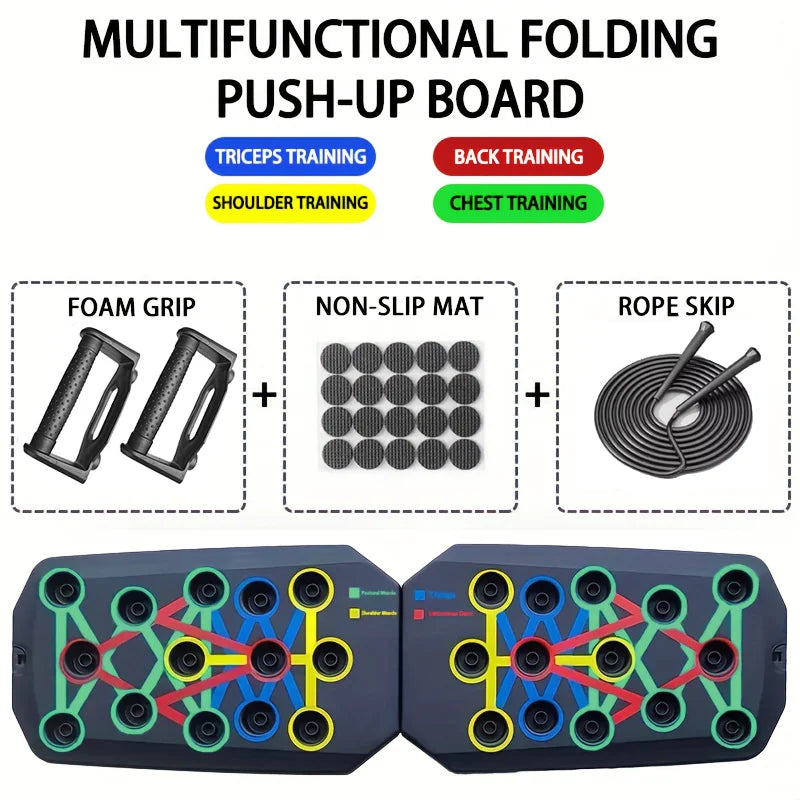 Precision Push-Up Board System – Multi-Angle Strength Training
