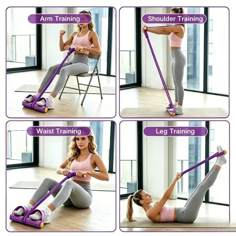 Multi-Level Resistance Band Trainer with Non-Slip Handles