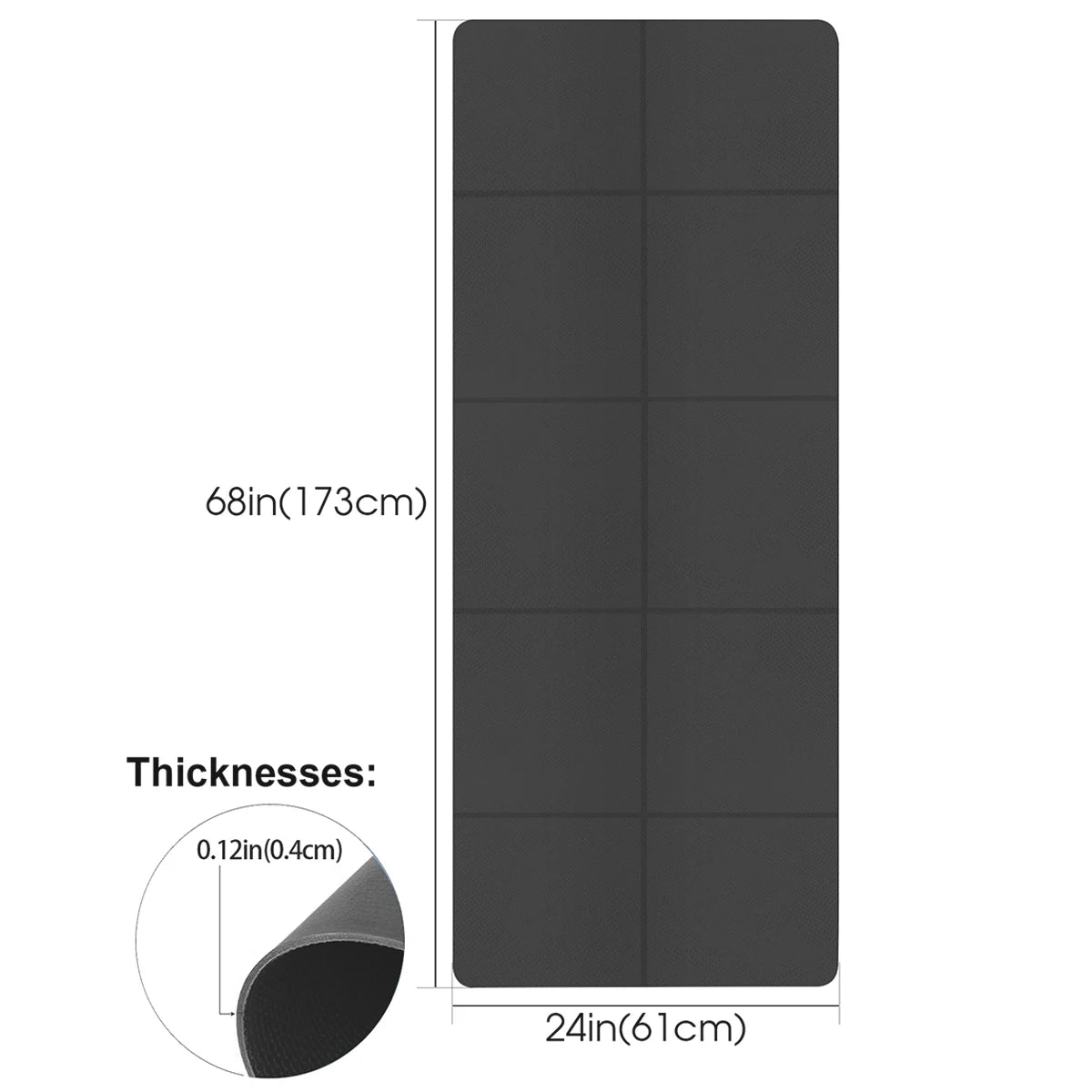4 mm EVA Yoga Mat — Soft Anti-Slip Practice Surface