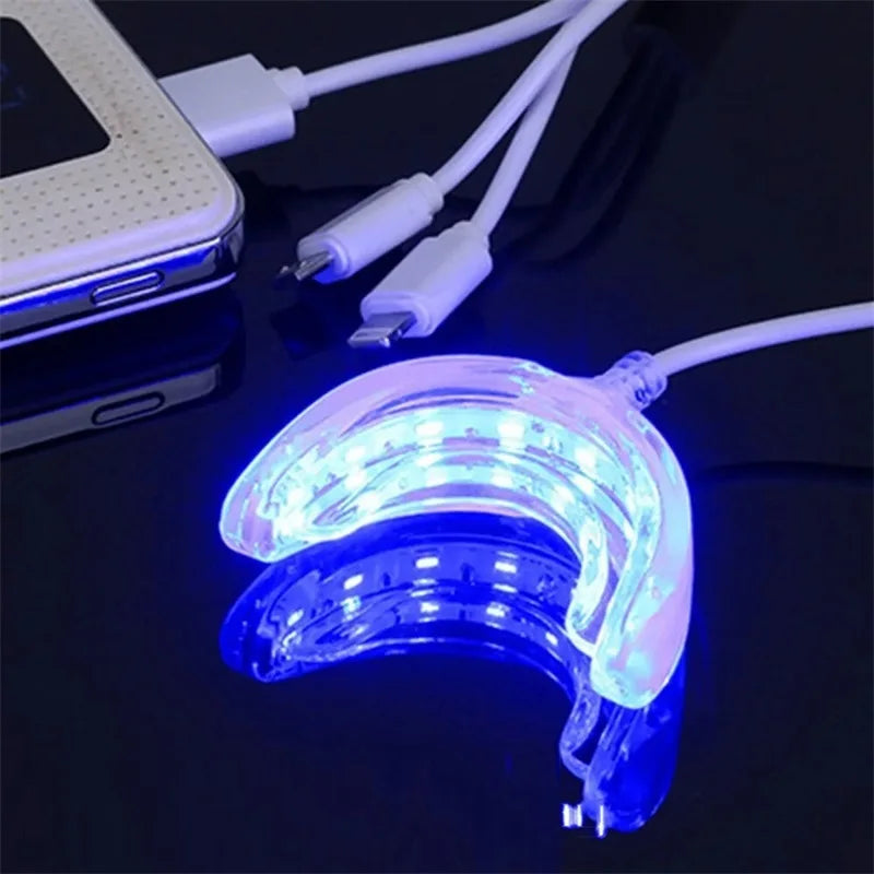 Portable 16-LED Blue Light Smile Accelerator