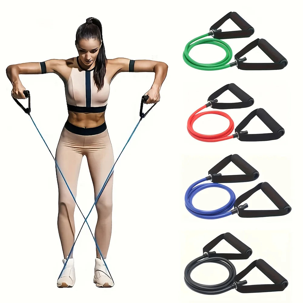 Four-Level Resistance Bands with Handles