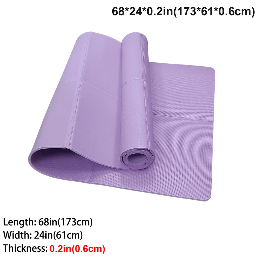 Foldable EVA Travel Yoga Mat