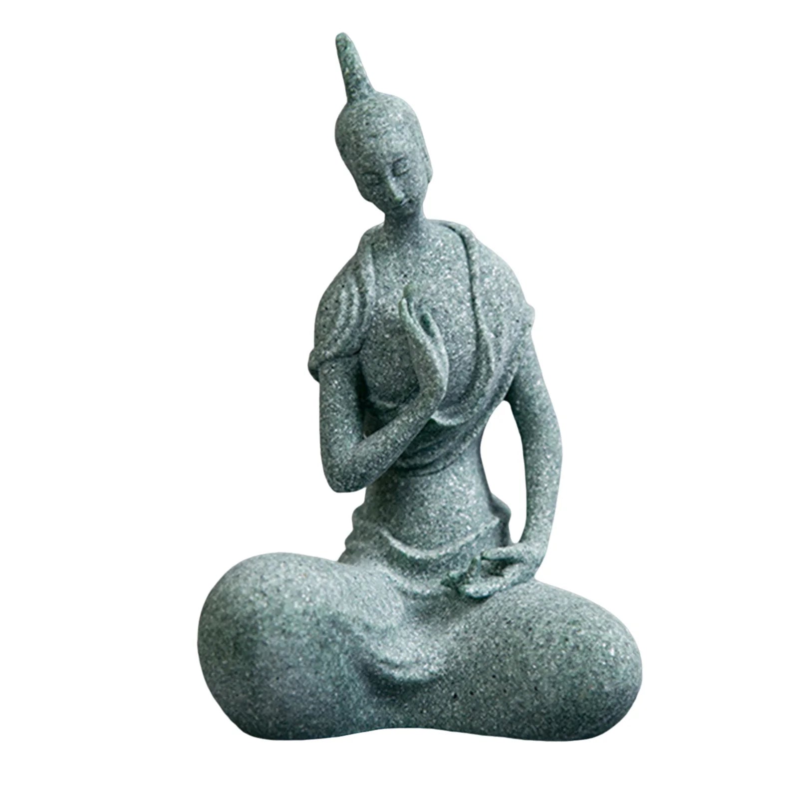 Natural Stone Meditating Buddha Sculpture