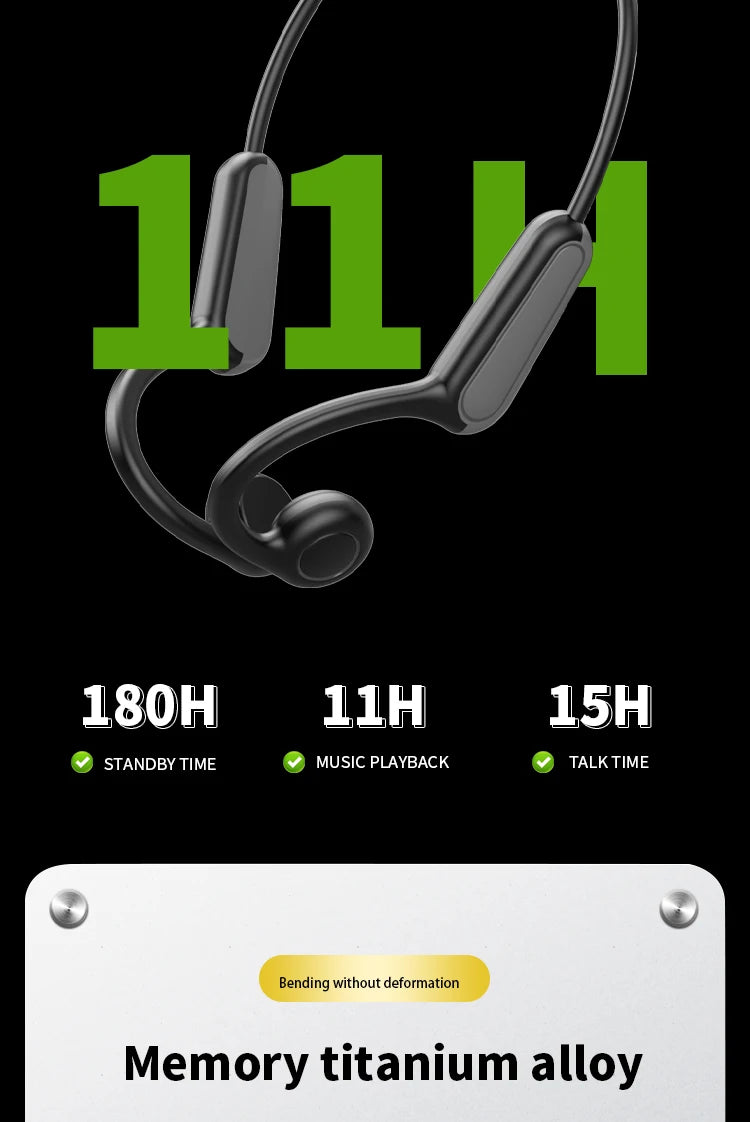 Open-Ear Bone Conduction Sports Headphones