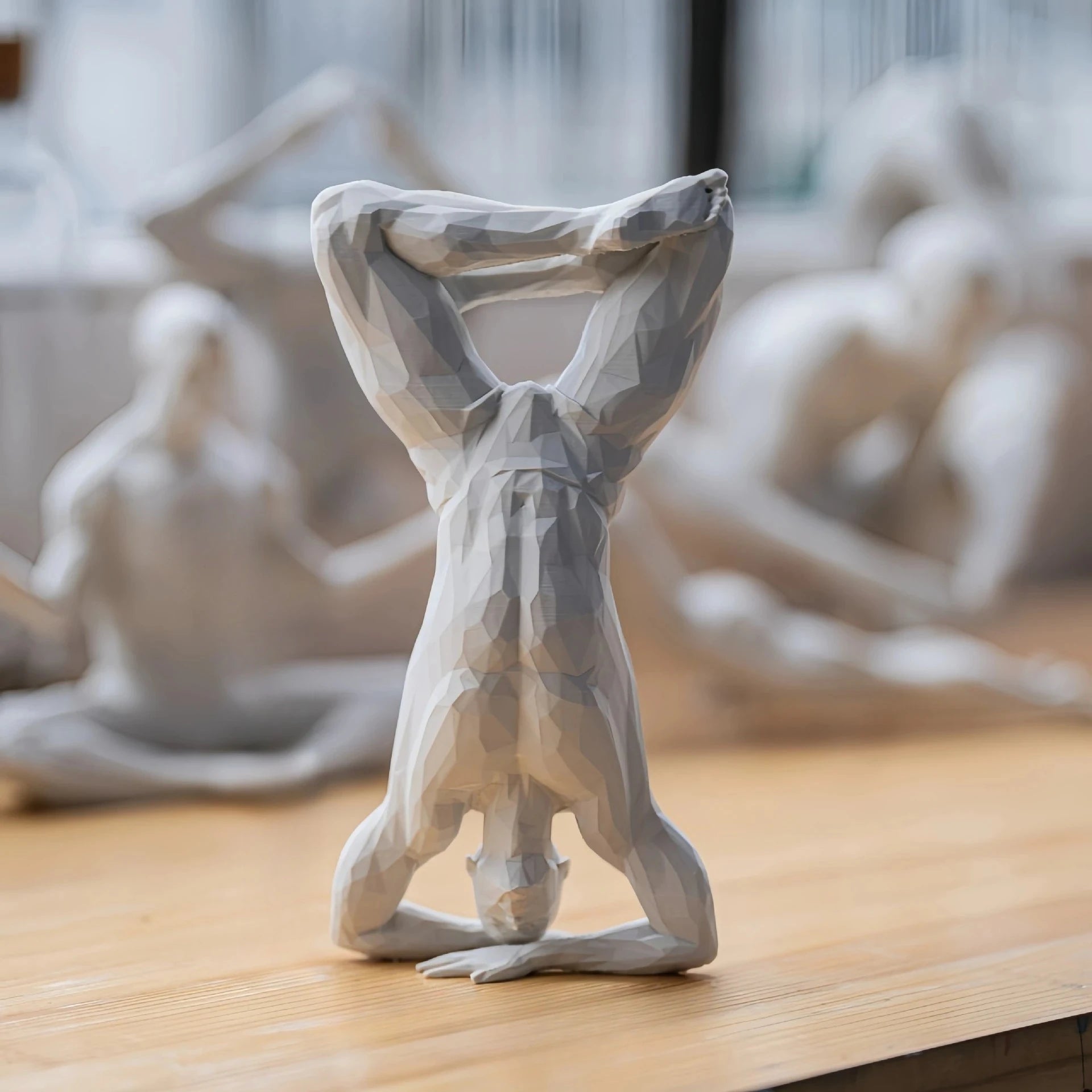 Minimalist Yoga Figurine — 3D-Printed Contemplative Accent