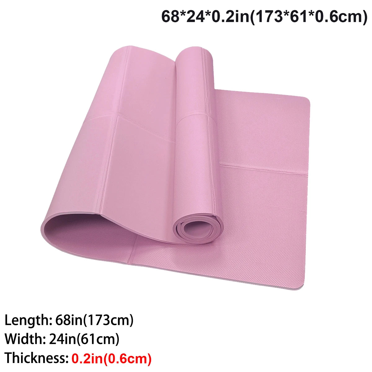 Foldable EVA Travel Yoga Mat