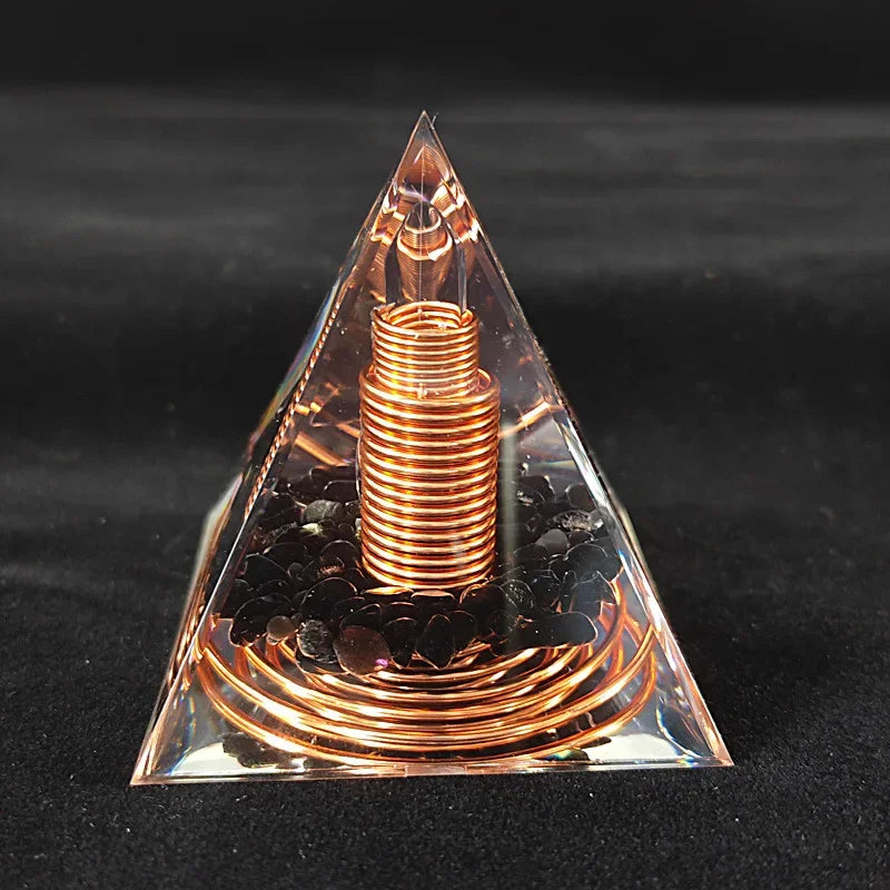 Crystal Pyramid for Meditation & Mindful Décor