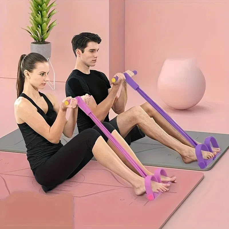 Multi-Level Resistance Band Trainer with Non-Slip Handles