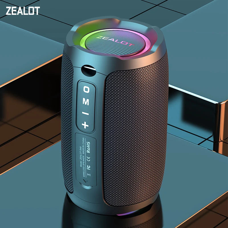 Portable 20W Bluetooth Speaker with 360° Stereo Sound