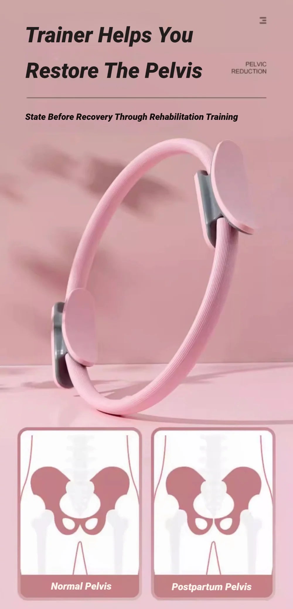 Ergonomic Pilates Resistance Ring