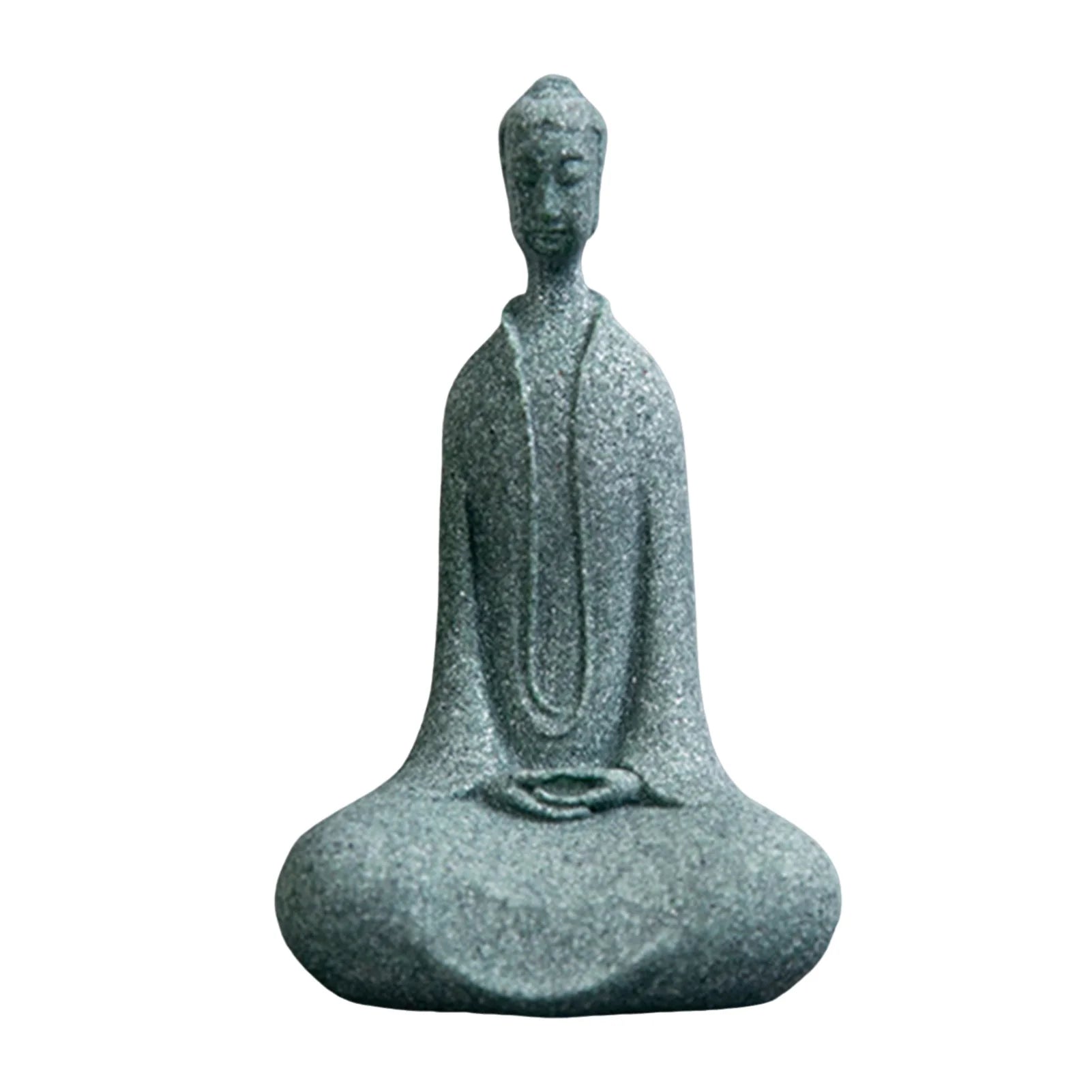 Natural Stone Meditating Buddha Sculpture