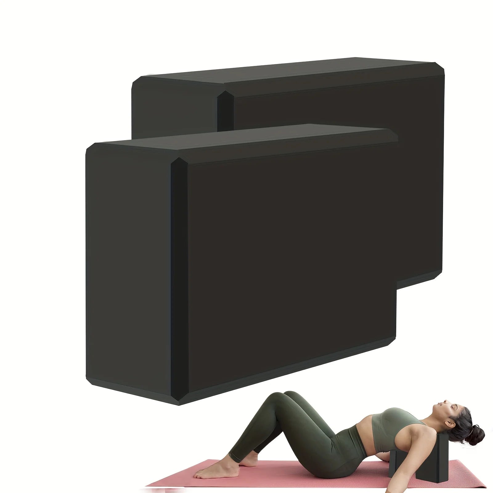High-Density Foam Yoga Blocks – Set of Two