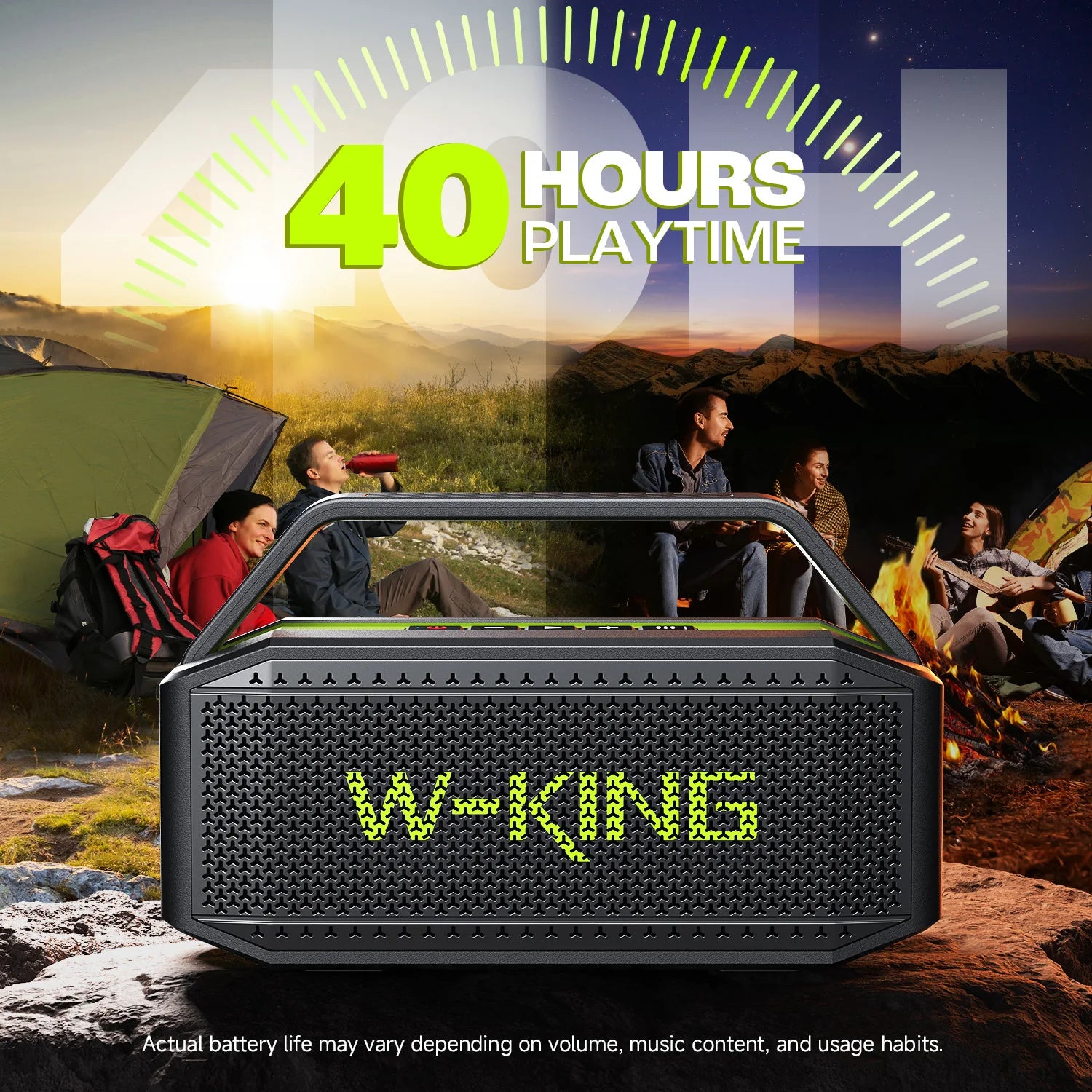 W-KING D9-1 Premium Portable Bluetooth Speaker System 100W