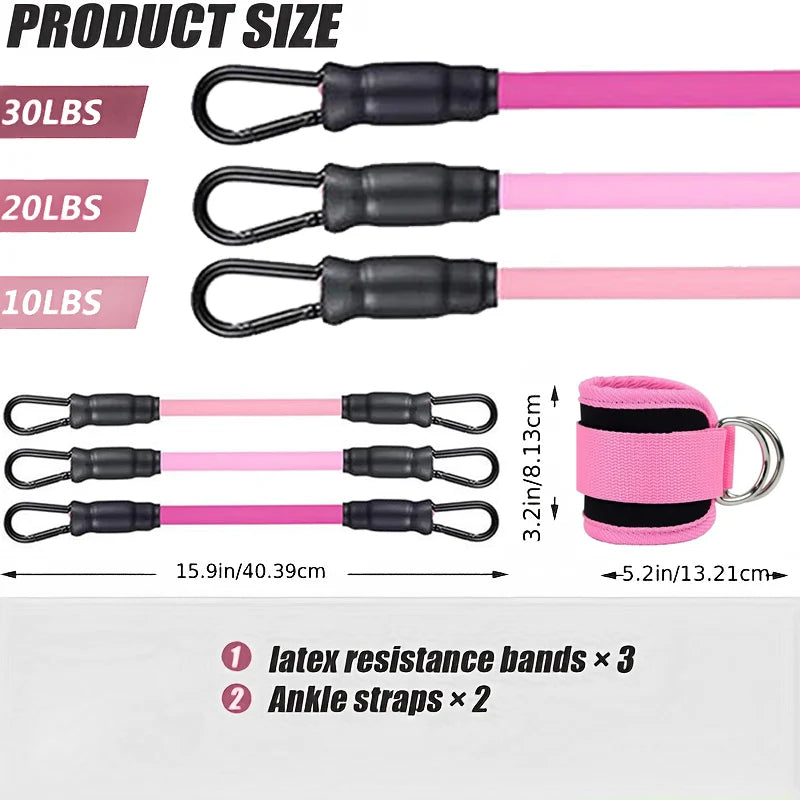 Ankle Resistance Straps Set