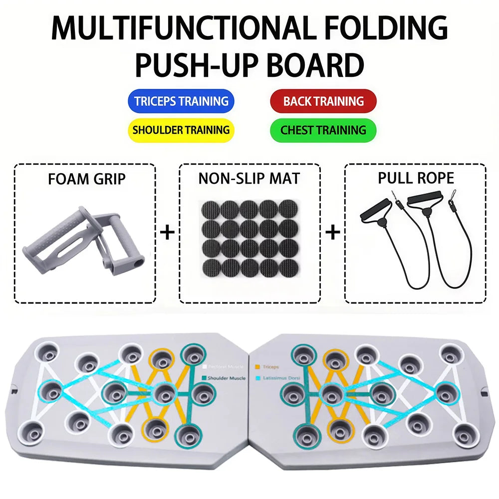 Precision Push-Up Board System – Multi-Angle Strength Training