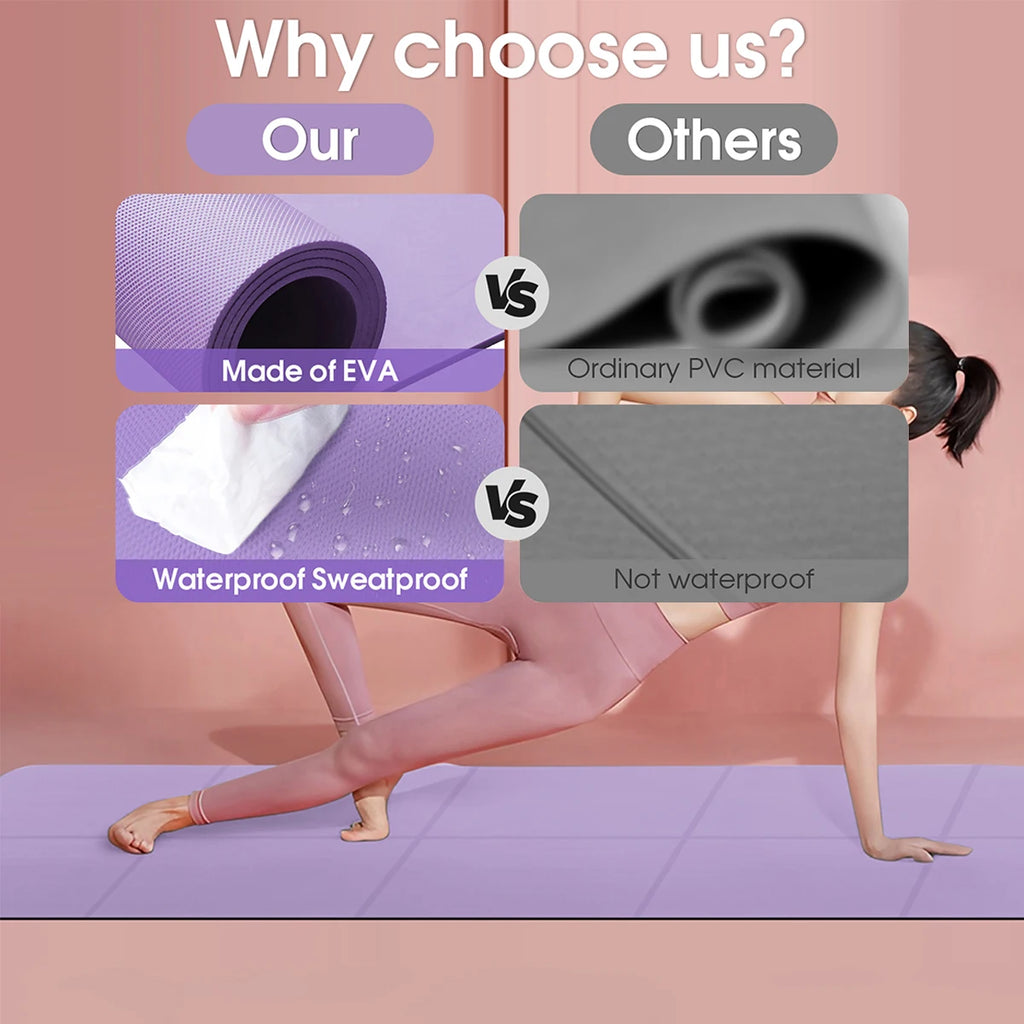 Foldable EVA Travel Yoga Mat