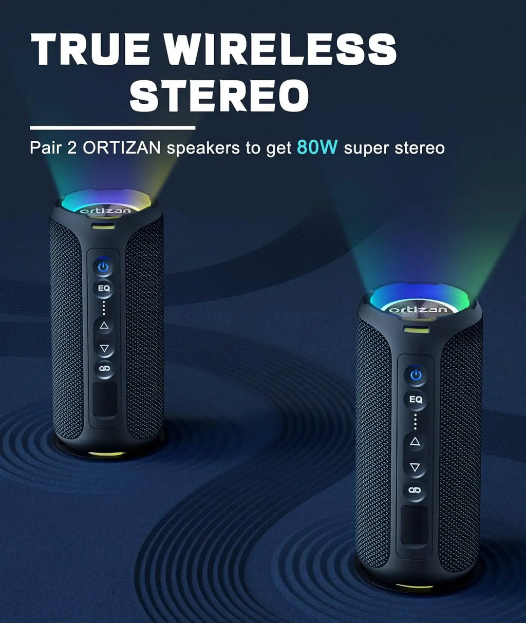 X8 Pro: Premium Portable Bluetooth Speaker 40W