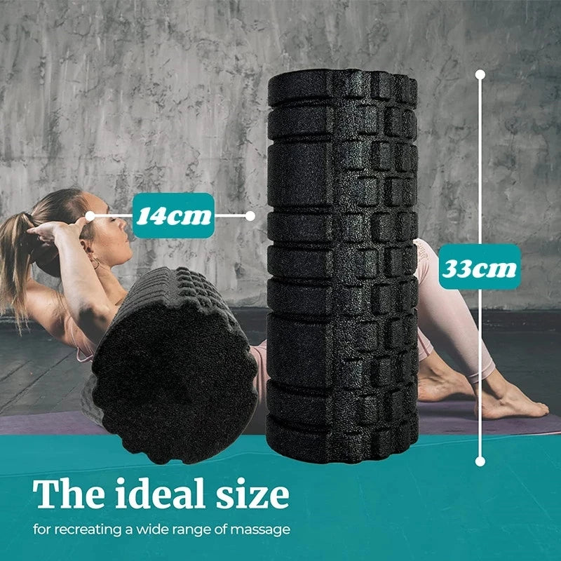 Grooved EPP Foam Roller for Yoga & Recovery