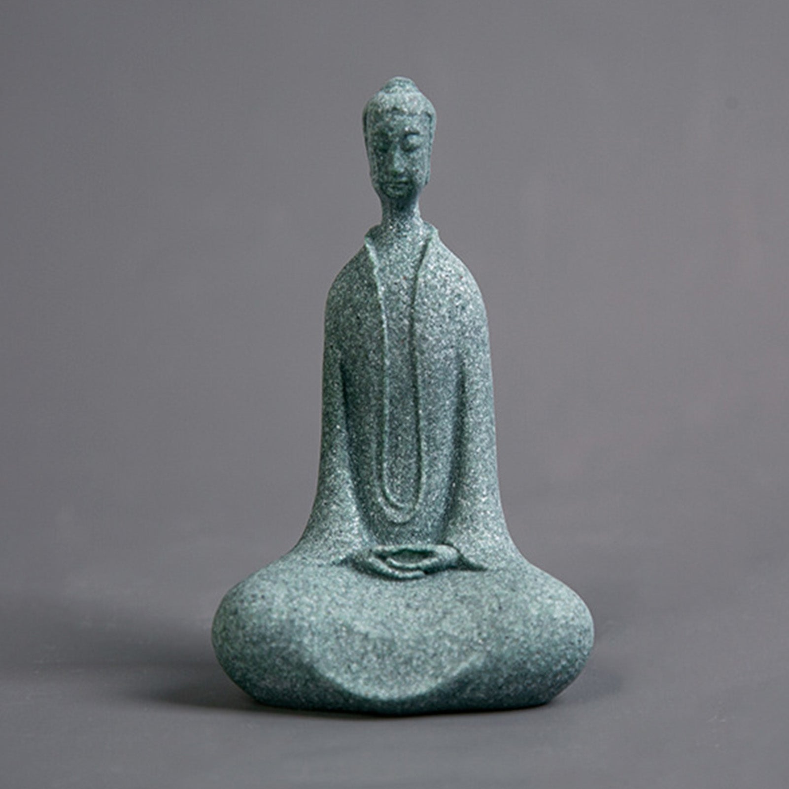 Natural Stone Meditating Buddha Sculpture