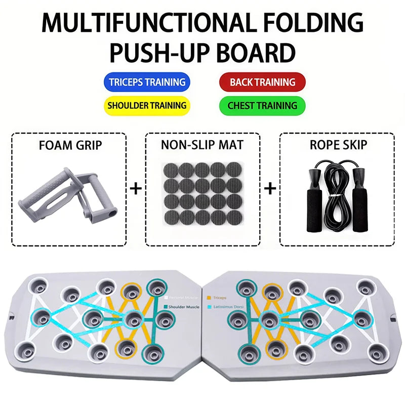 Precision Push-Up Board System – Multi-Angle Strength Training
