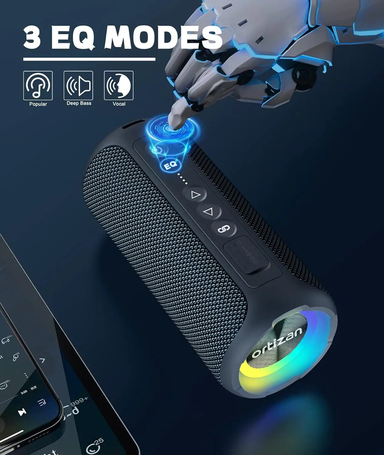 X8 Pro: Premium Portable Bluetooth Speaker 40W