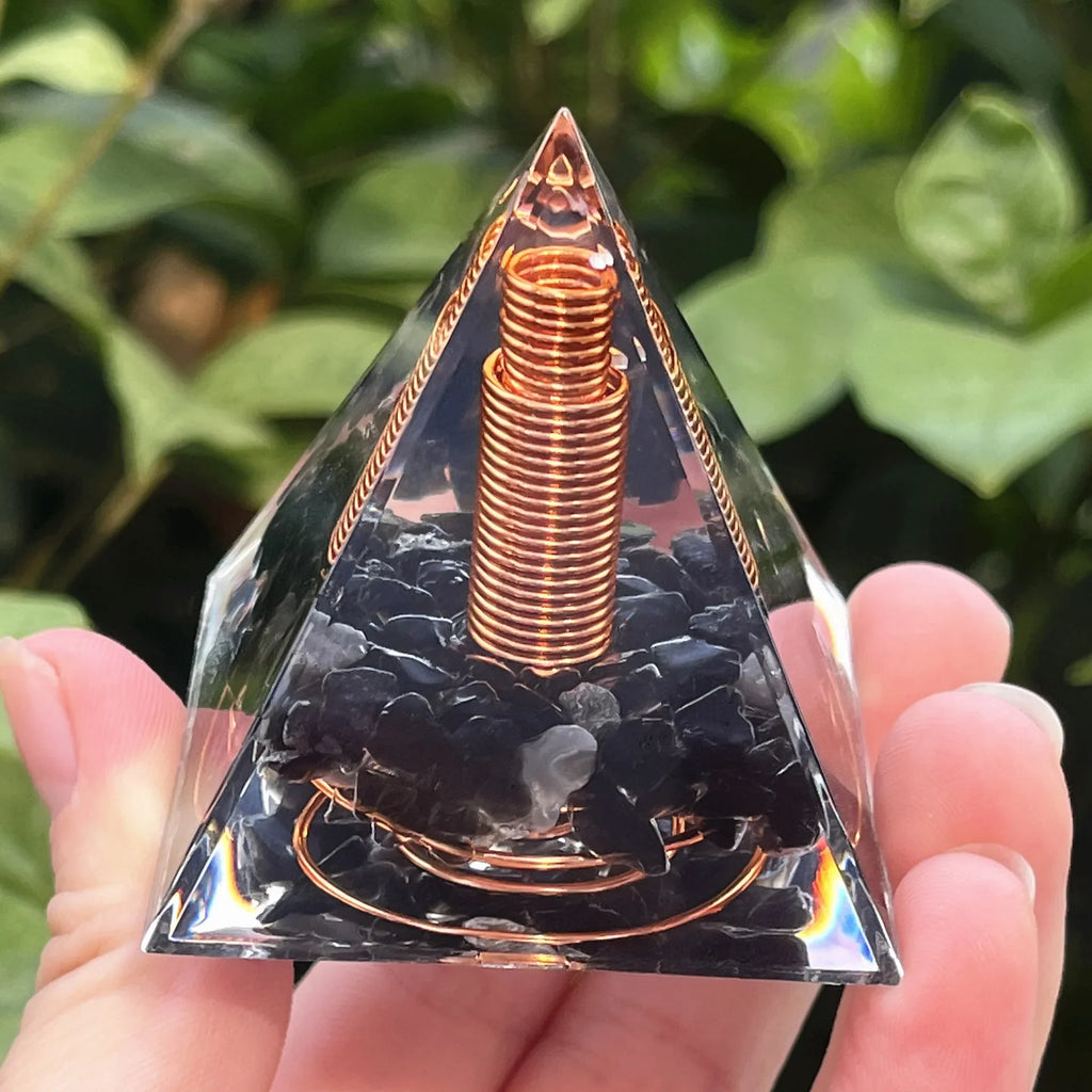 Crystal Pyramid for Meditation & Mindful Décor