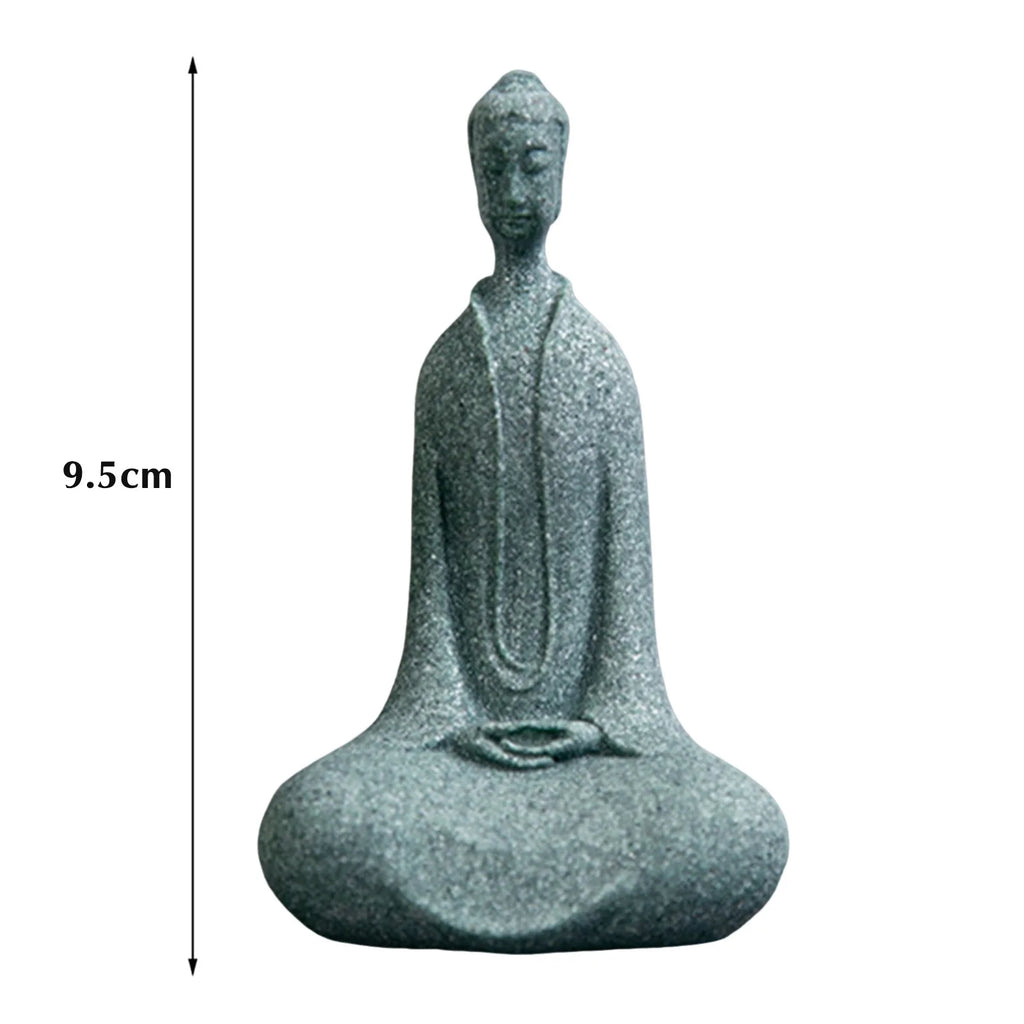 Natural Stone Meditating Buddha Sculpture
