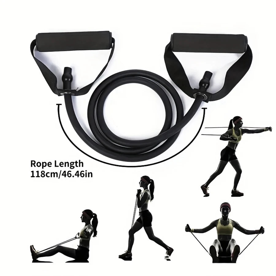 Four-Level Resistance Bands with Handles