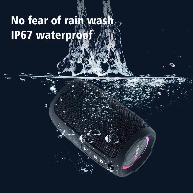 Portable 20W Bluetooth Speaker with 360° Stereo Sound
